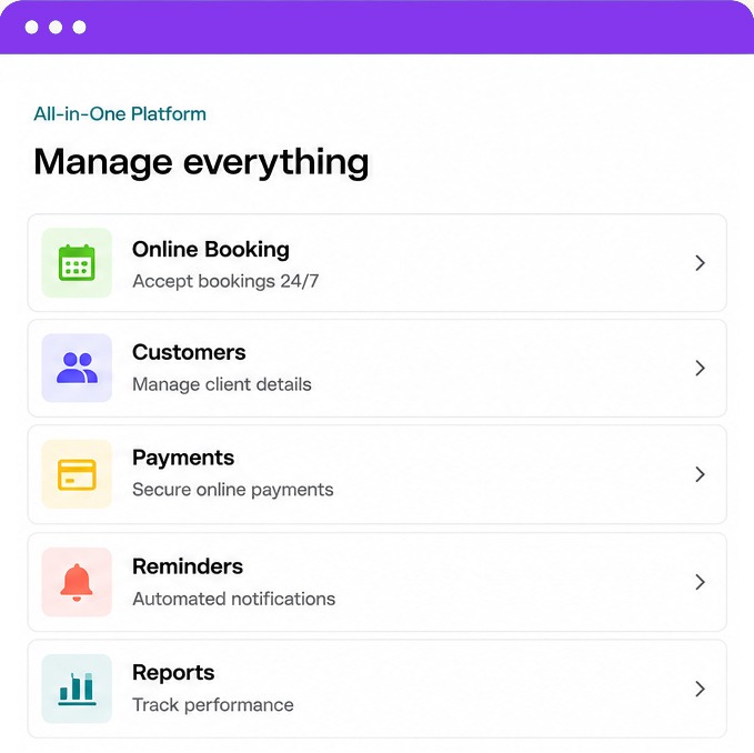 Seamless booking management